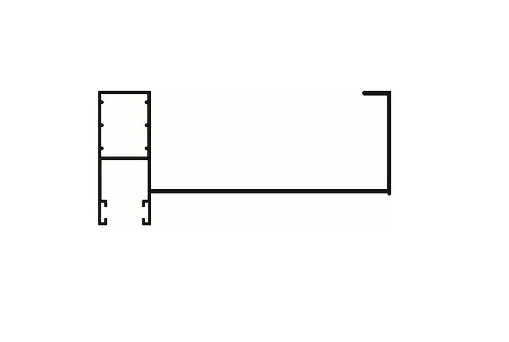 GUIA PORTAENROLLADOR 120mm