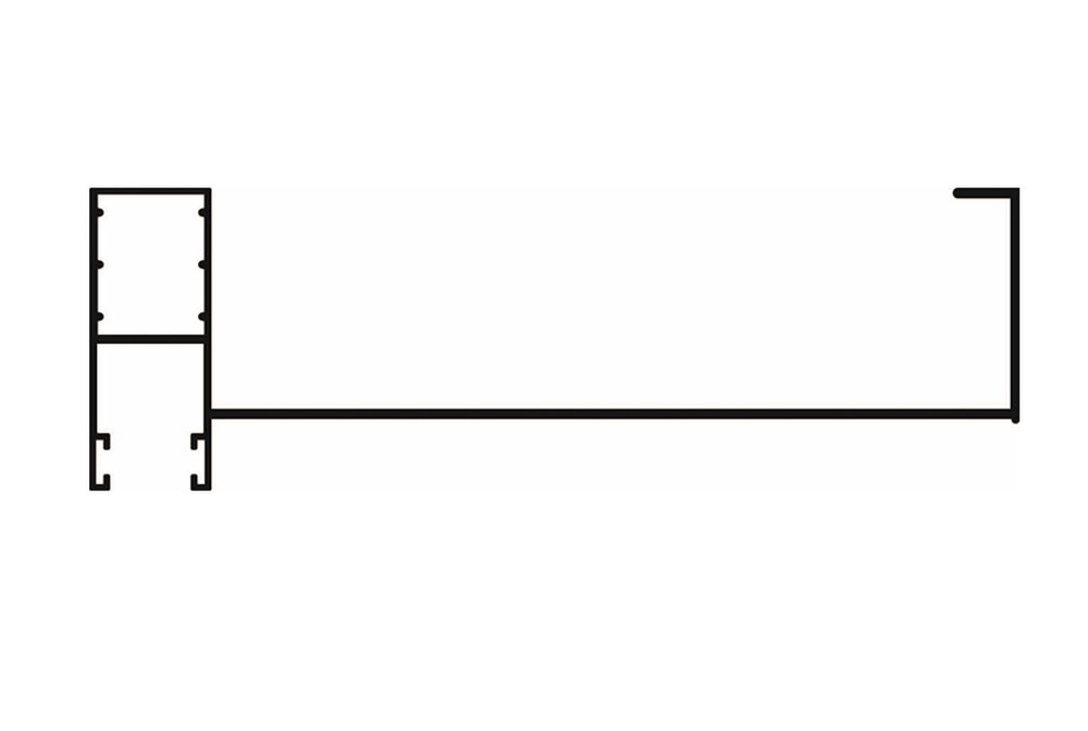 GUIA PORTAENROLLADOR P/CAJ&Oacute;N185mm
